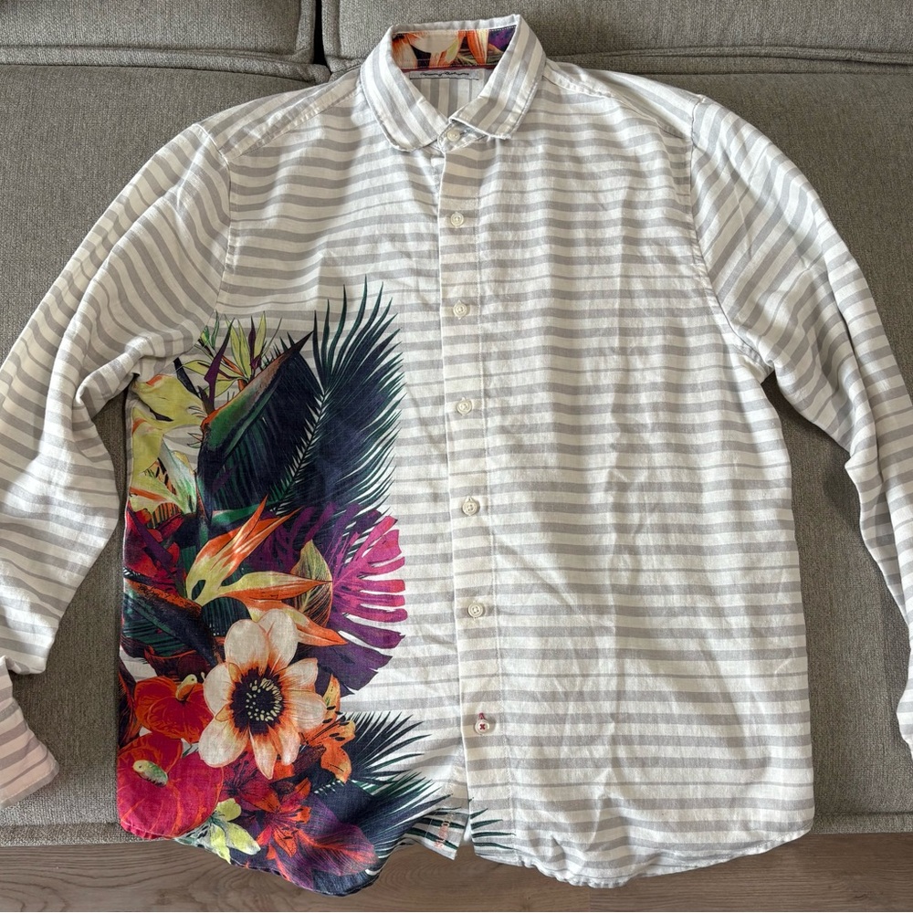 Tommy Bahama Party Palms IslandZone Shirt (Men’s Medium)